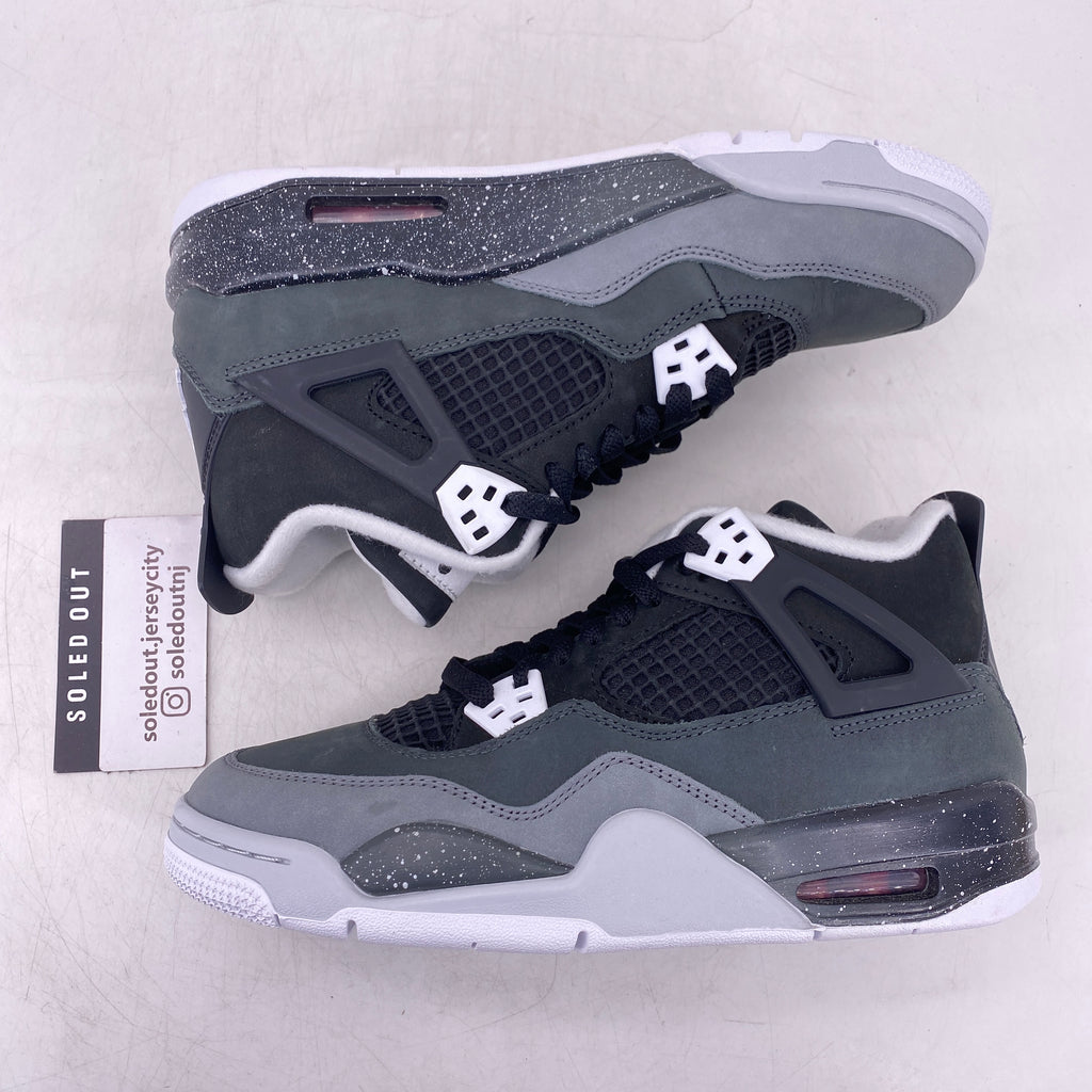 Air Jordan (GS) 4 Retro "Fear" 2024 New Size 6.5Y