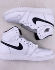 Air Jordan (GS) 1 Retro High OG "Ying Yang White" 2016 New Size 5.5Y