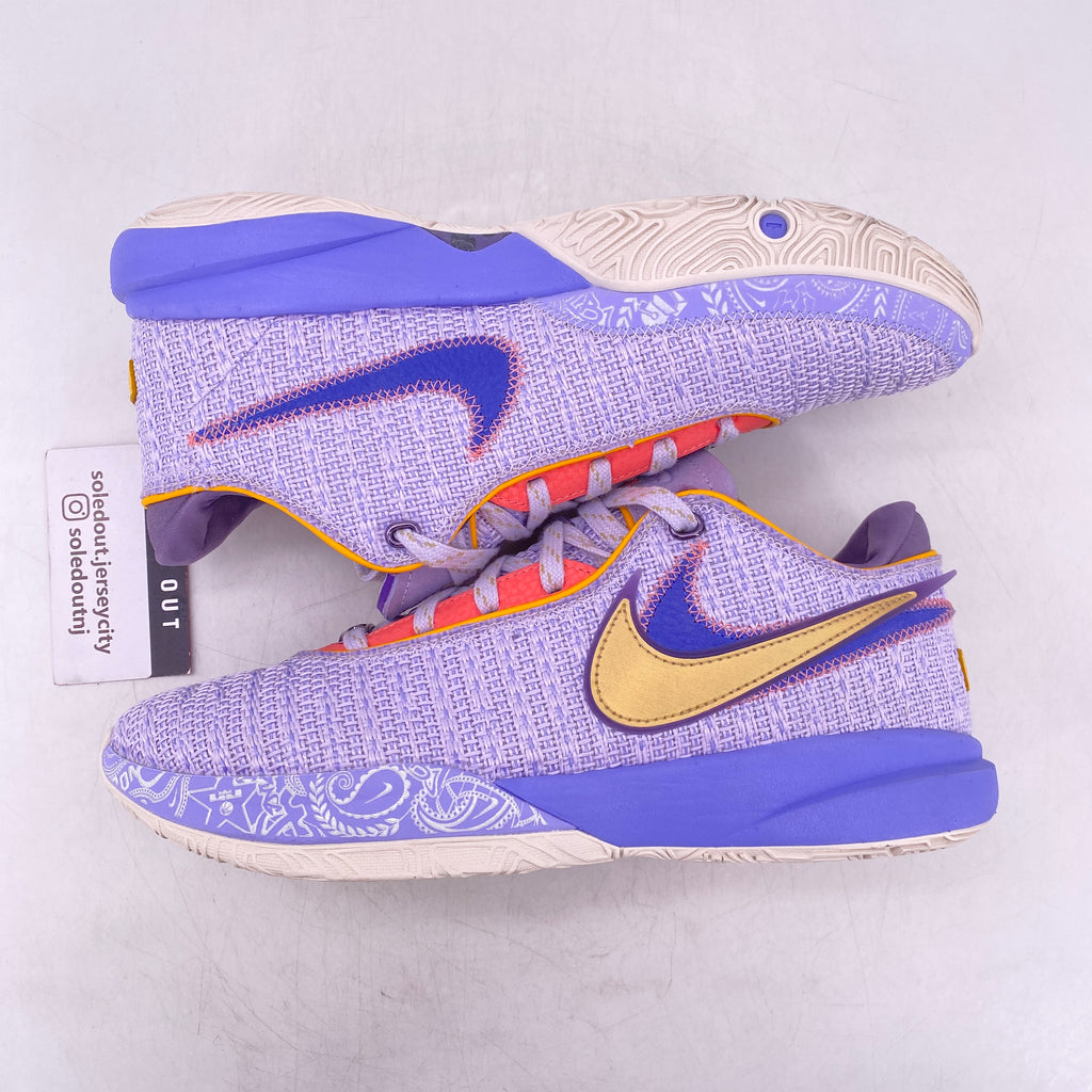 Nike Lebron 20 "Violet Frost" 2022 Used Size 9