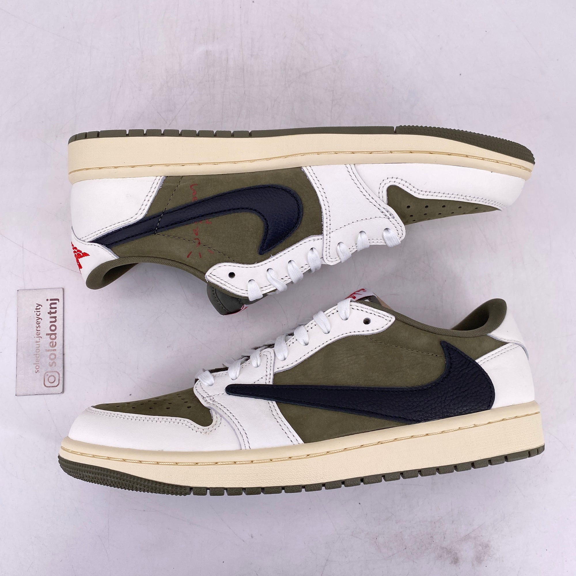Air Jordan 1 Low OG SP &quot;Travis Scott Medium Olive&quot; 2024 New Size 9.5