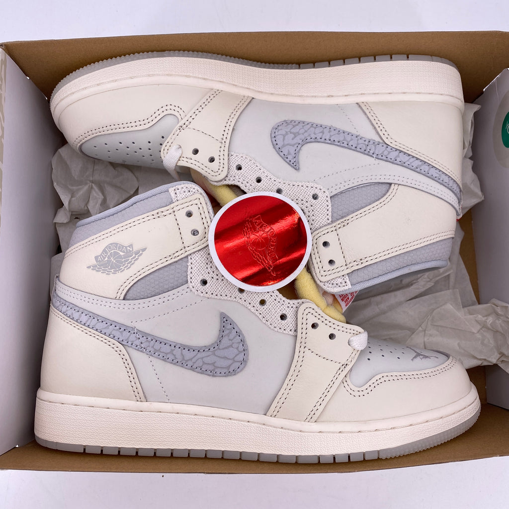 Air Jordan (GS) 1 Retro High OG "Sail University Red" 2025 New Size 6.5Y