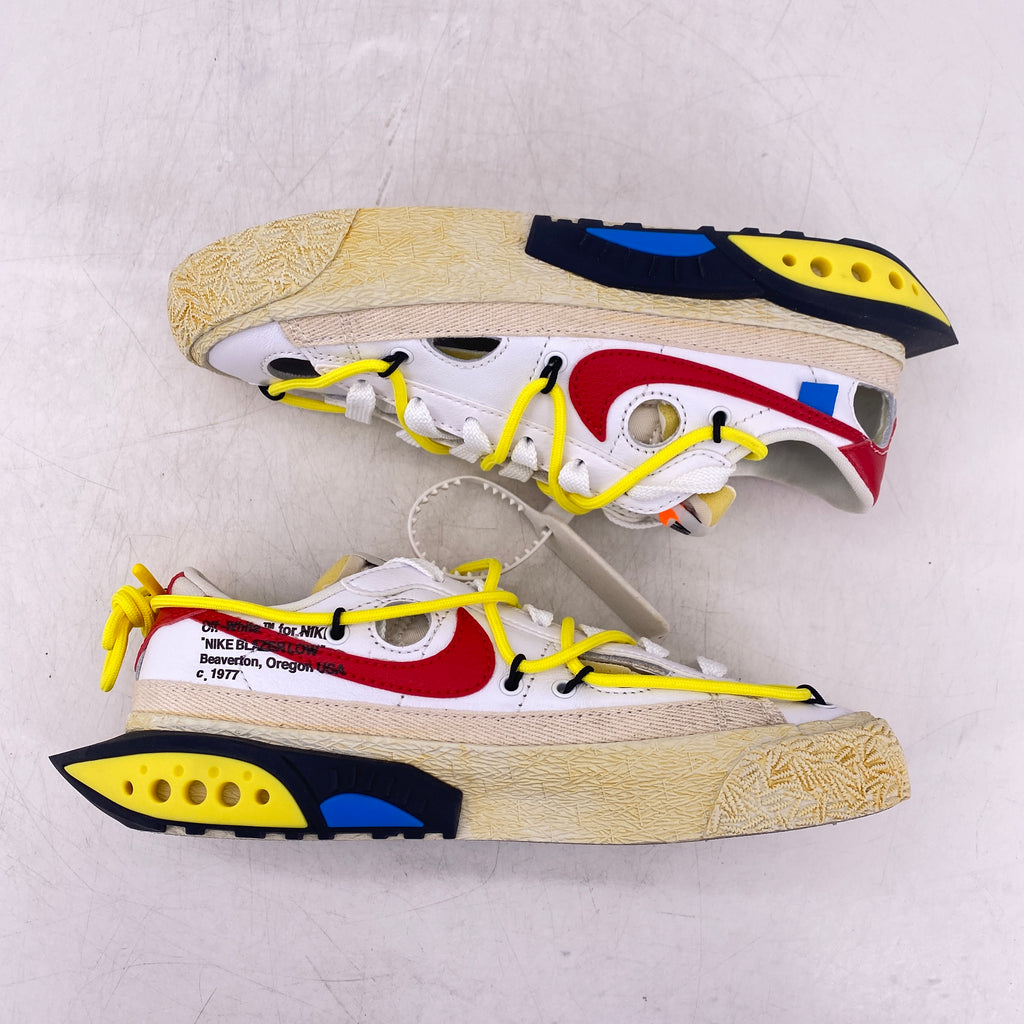Nike Blazer Low / OW "Ow University Red" 2022 Used Size 3.5