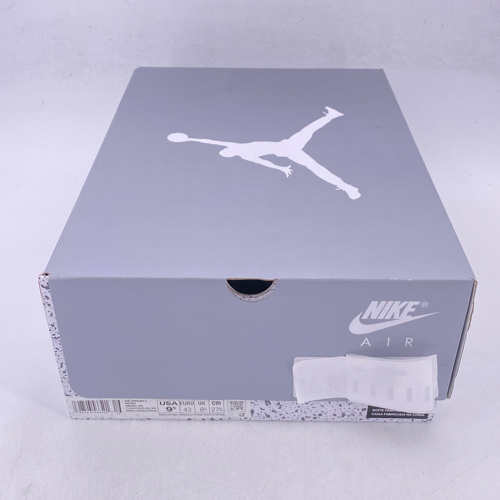 Air Jordan 5 Retro "Wolf Grey" 2026 New Size 9.5