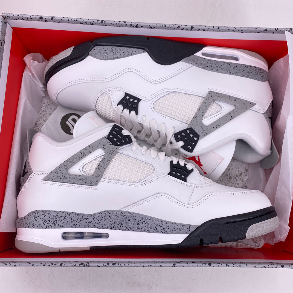 Air Jordan 4 Retro "White Cement" 2025 New Size 12