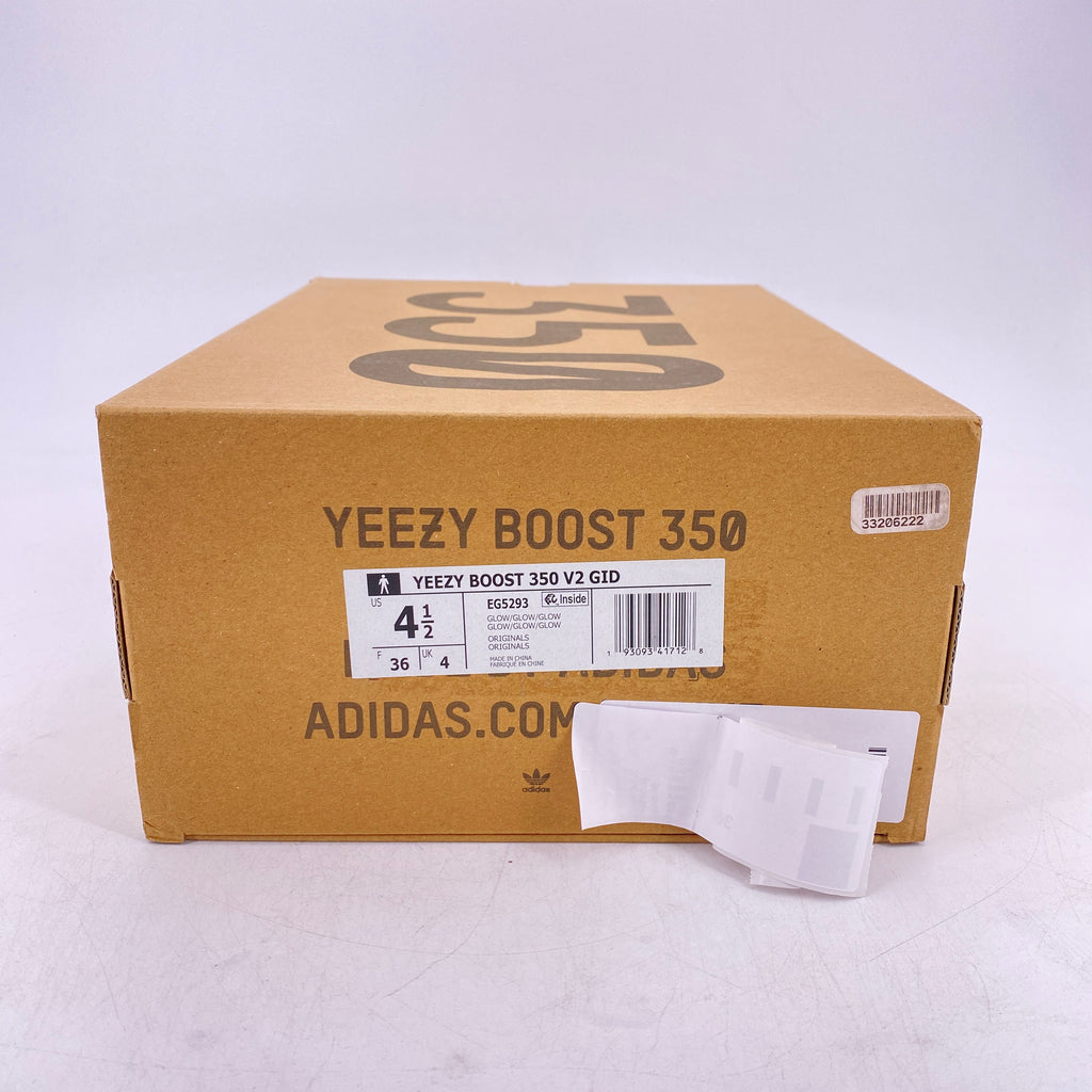Adidas Boost 350 V2 "Glow" 2019 New Size 4.5