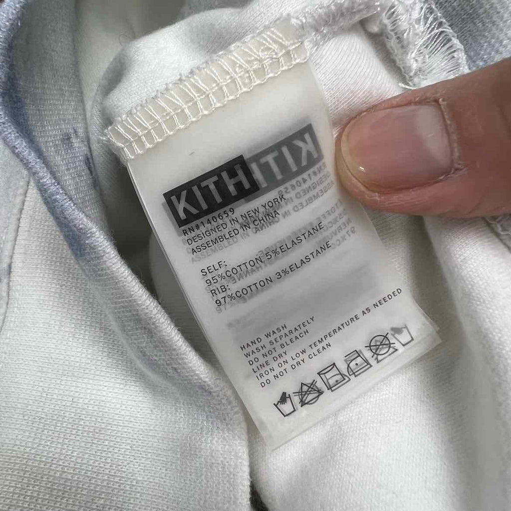 Kith Quarter Zip "HUNTER TIE-DIE" Blue Size S