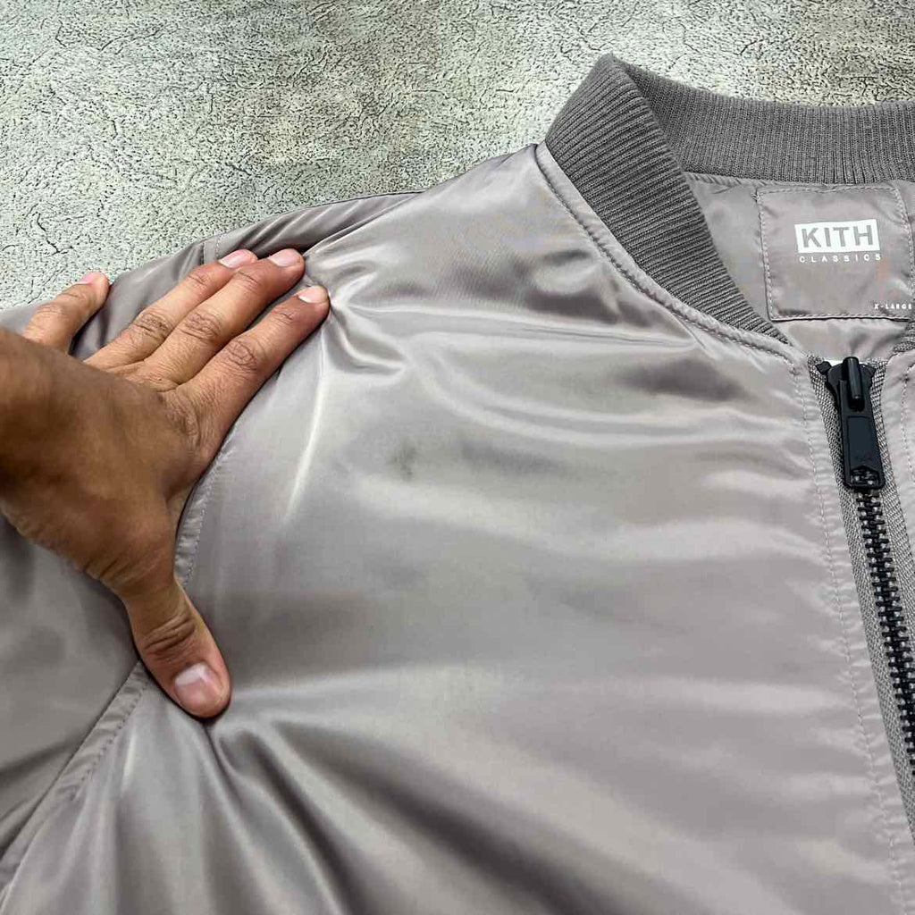 Kith Jacket "SATIN" Mauve Used Size XL