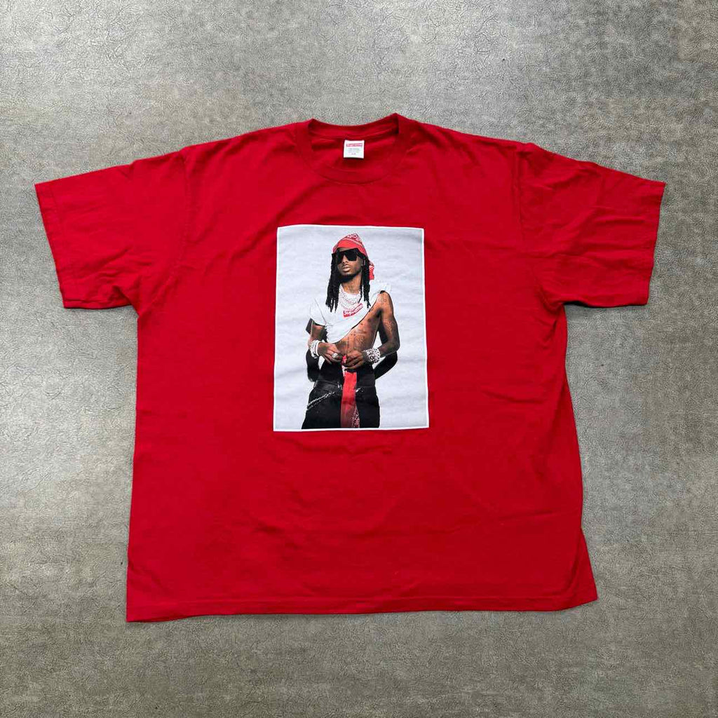 Supreme T-Shirt "PLAYBOI CARTI" Red Used Size 2XL