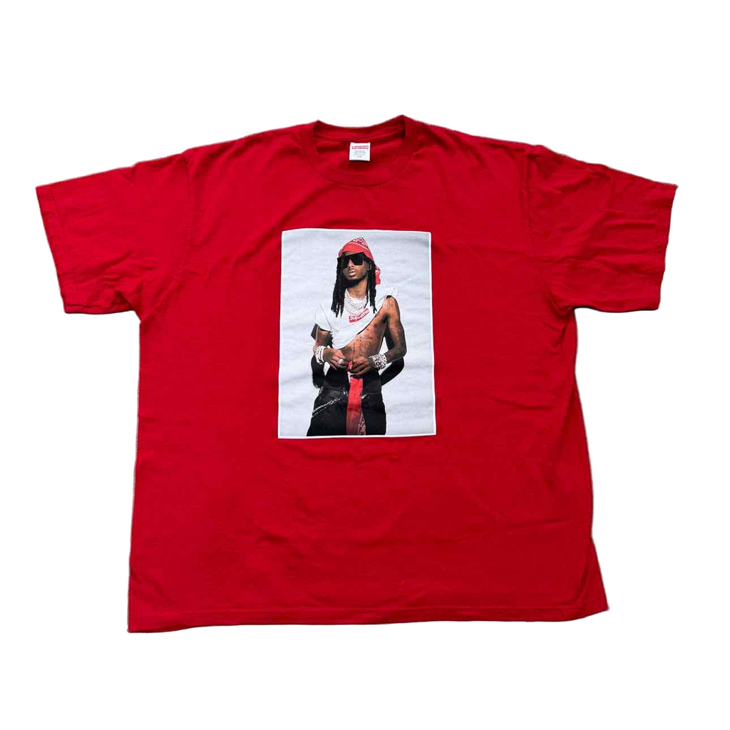 Supreme T-Shirt "PLAYBOI CARTI" Red Used Size 2XL