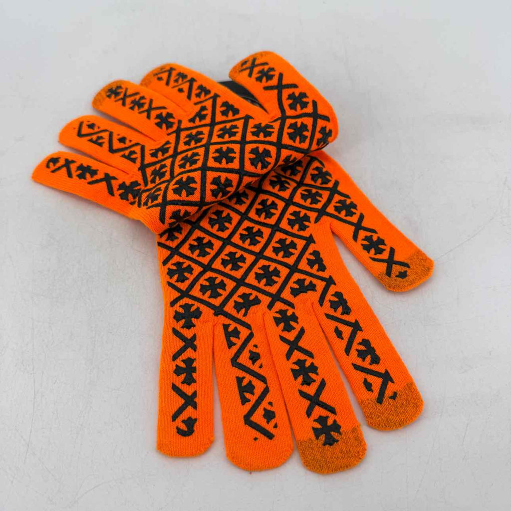 Chrome Hearts Gloves "CROSS" New Orange Size L