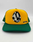 Chrome Hearts Trucker Hat "SMILEY" Used Yellow Size OS