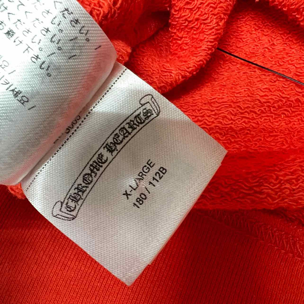 Chrome Hearts Crewneck Sweater "SADISTIC LIPSTICK" Orange New