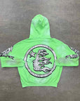 Hellstar Zip Up "GRAFFITI" Green New Size L