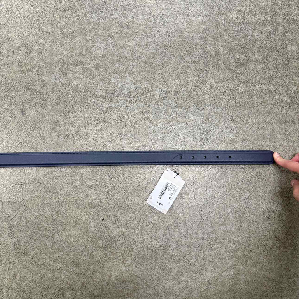 Gucci Belt "SILVER BUCKLE" New Blue Size 48