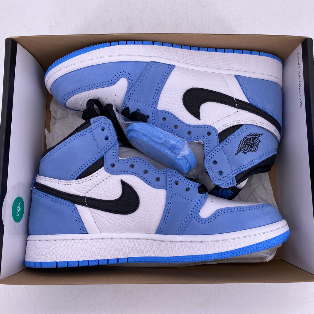 Air Jordan (GS) 1 Retro High OG "University Blue" 2021 New Size 4.5Y