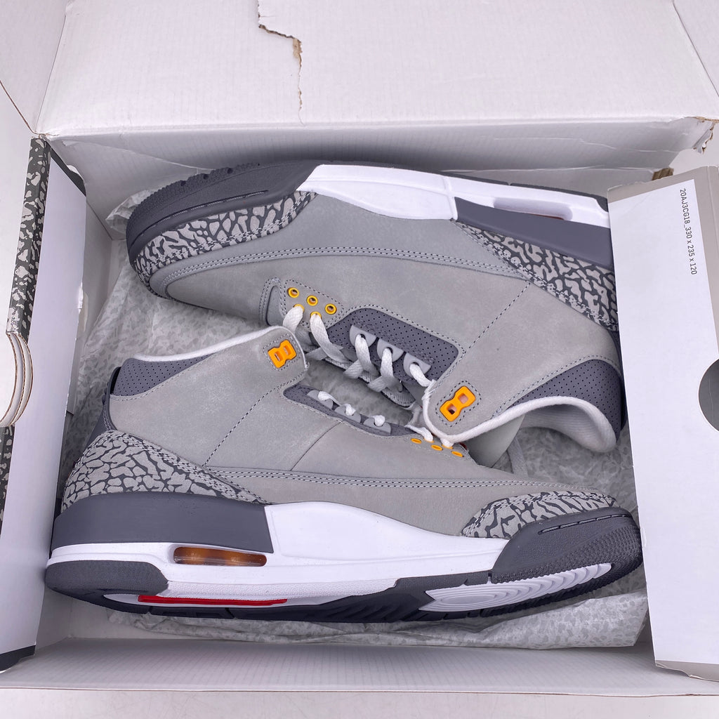 Air Jordan 3 Retro "Cool Grey" 2021 New Size 8.5