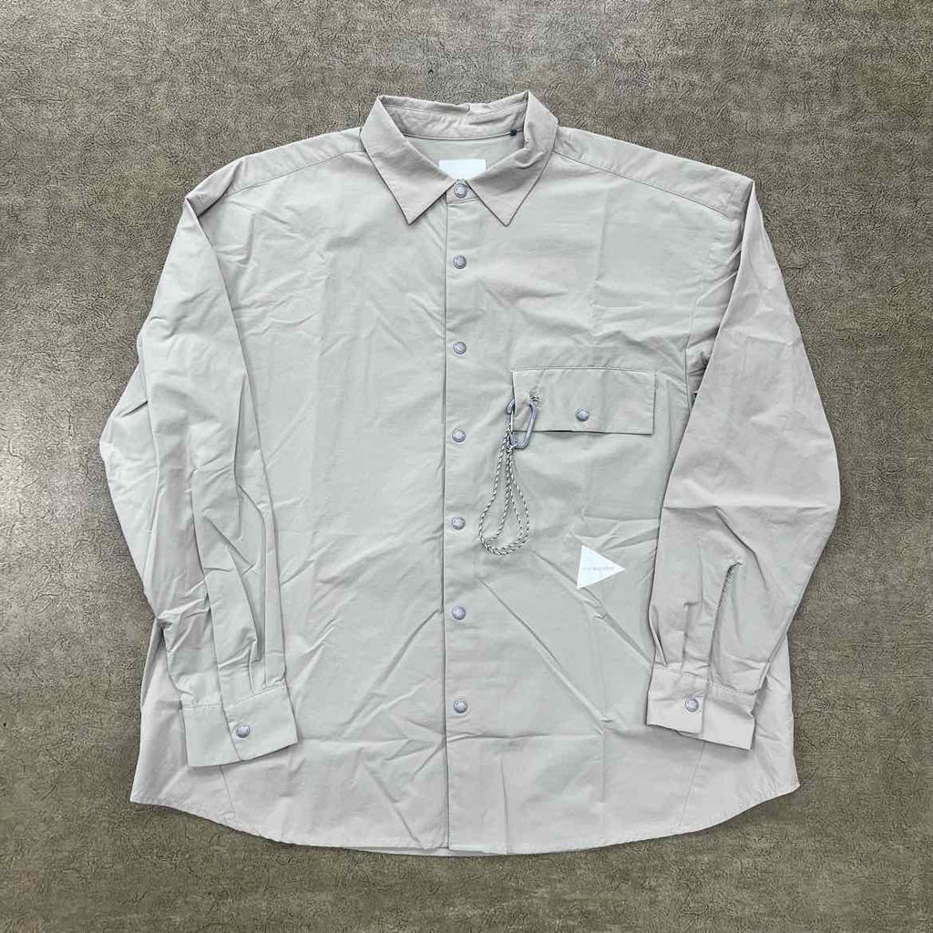 And Wander Track Jacket "HEAVY COTTON" Grey Used Size M