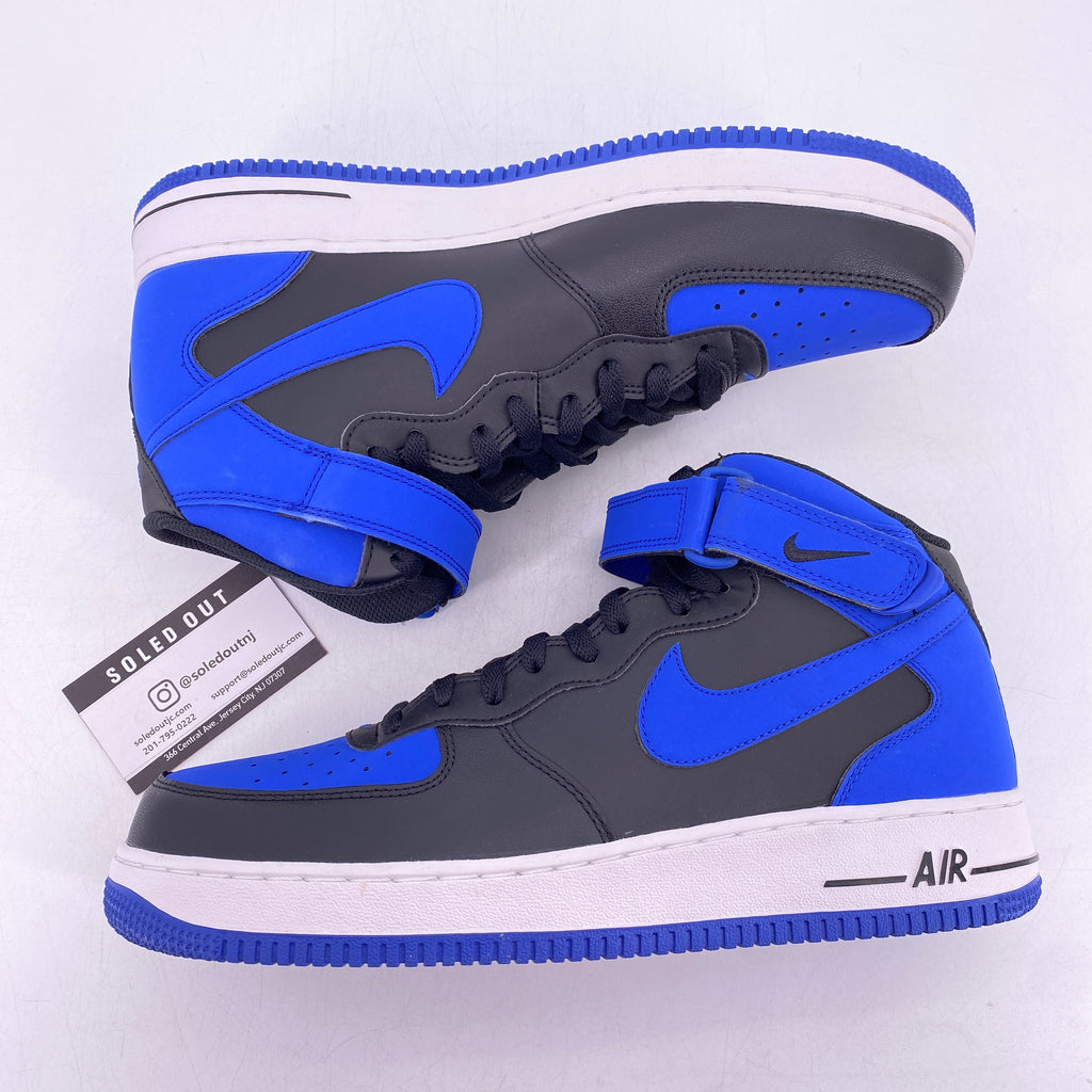 Nike Air Force 1 Mid "Black Royal" 2015 New Size 11.5