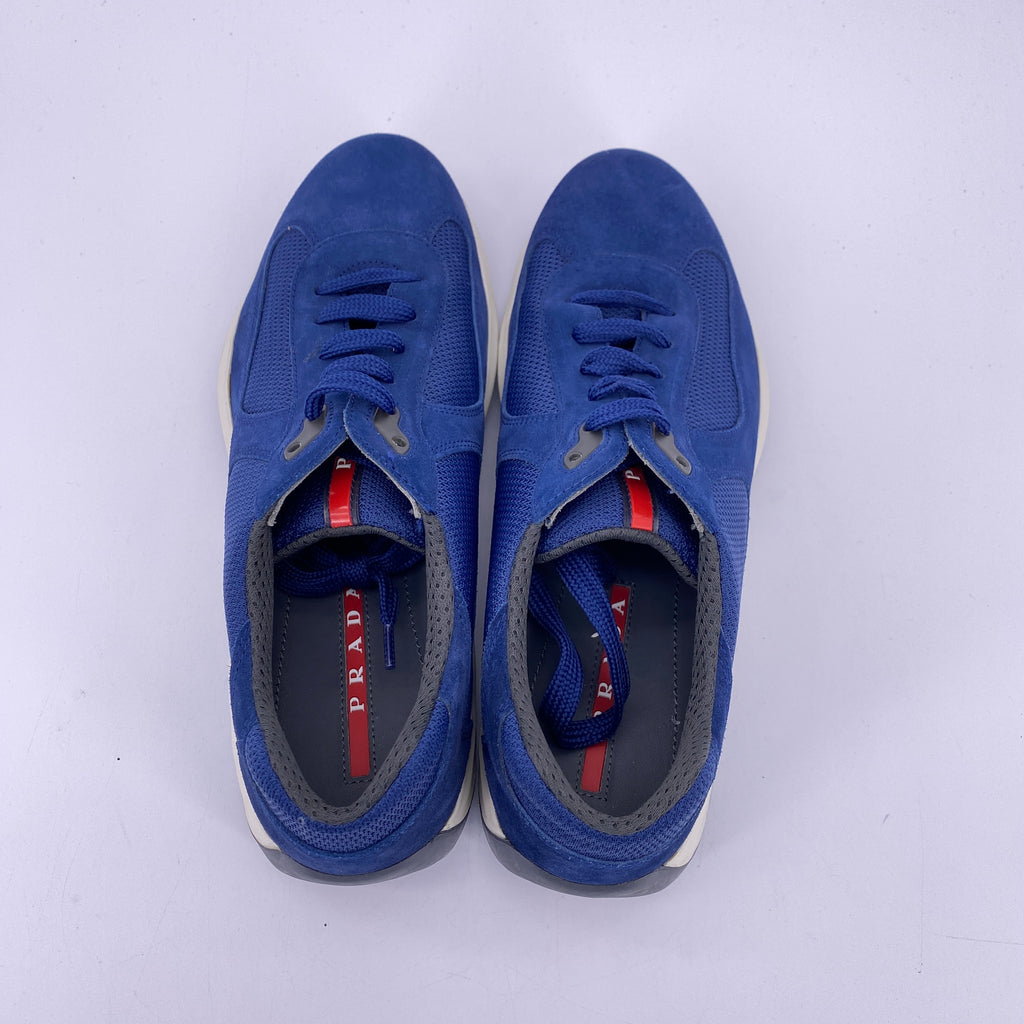 Prada America's Cup "Blue Suede"  Used Size 6 PRADA