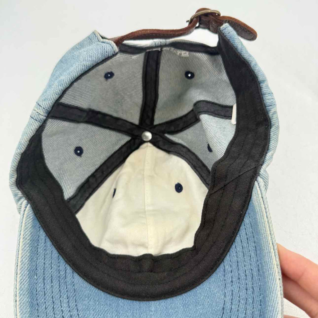 Supreme Cap "BURBERRY DENIM" 2022 Used Blue Size OS
