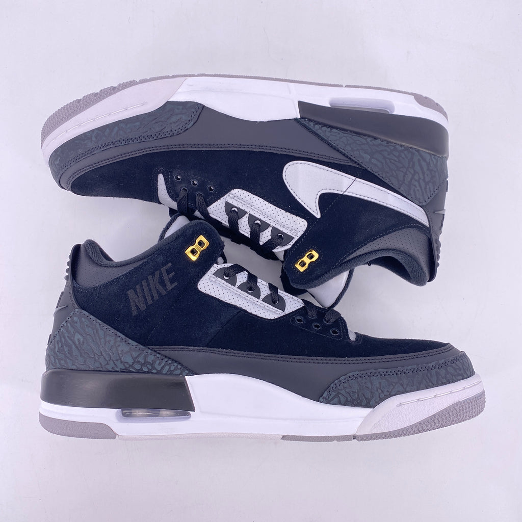 Air Jordan 3 Retro "Tinker Black Cement Gold" 2019 New Size 13