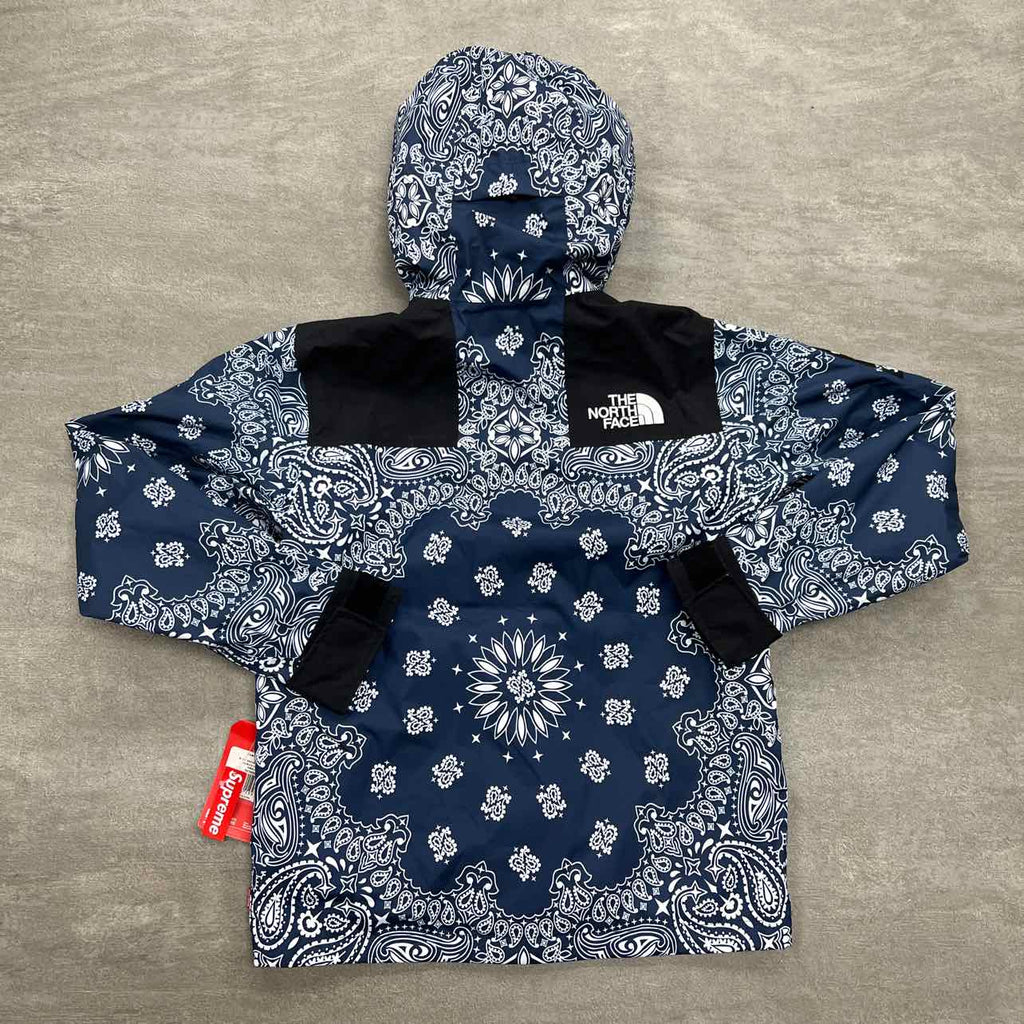 Supreme Jacket "TNF BANDANA" Navy New Size S