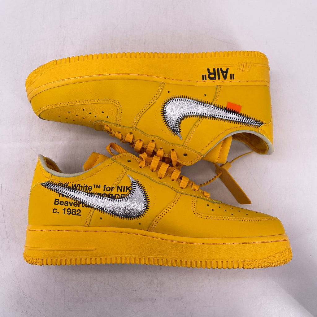 Nike Air Force 1 Low / OW "University Gold" 2021 New Size 10