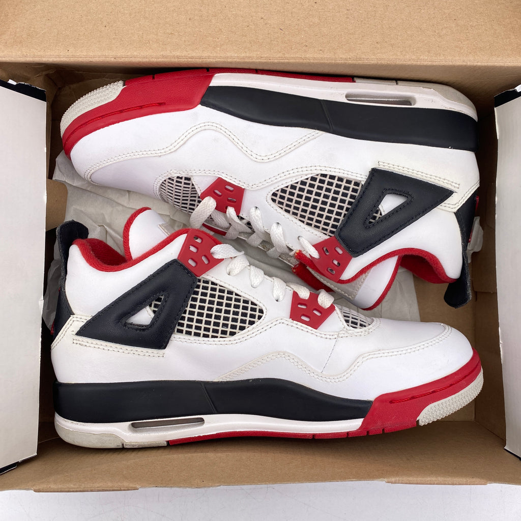 Air Jordan (GS) 4 Retro "Fire Red" 2012 Used Size 4.5Y