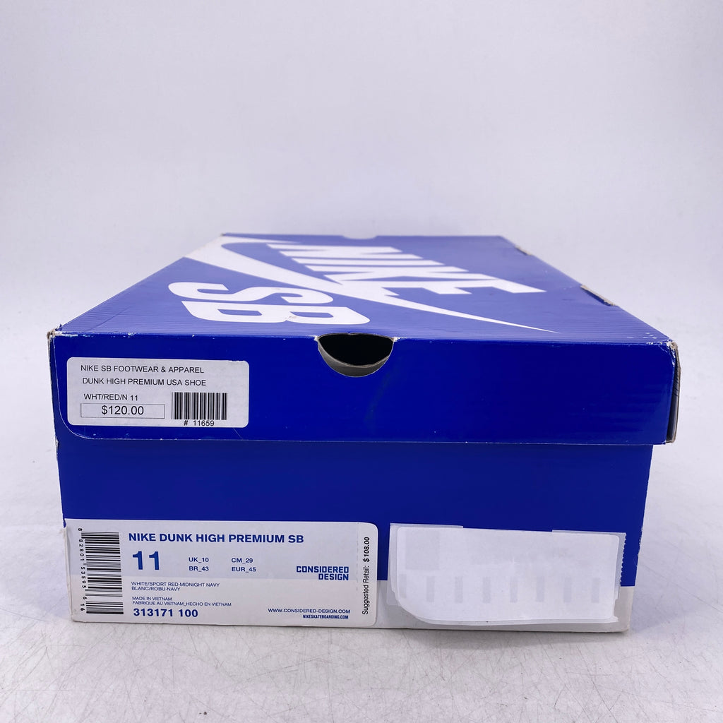 Nike SB Dunk High PRM "Born In The Usa" 2010 Used Size 11