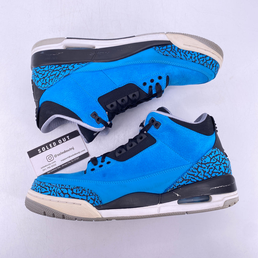 Air Jordan 3 Retro "Powder Blue" 2010 Used Size 9.5