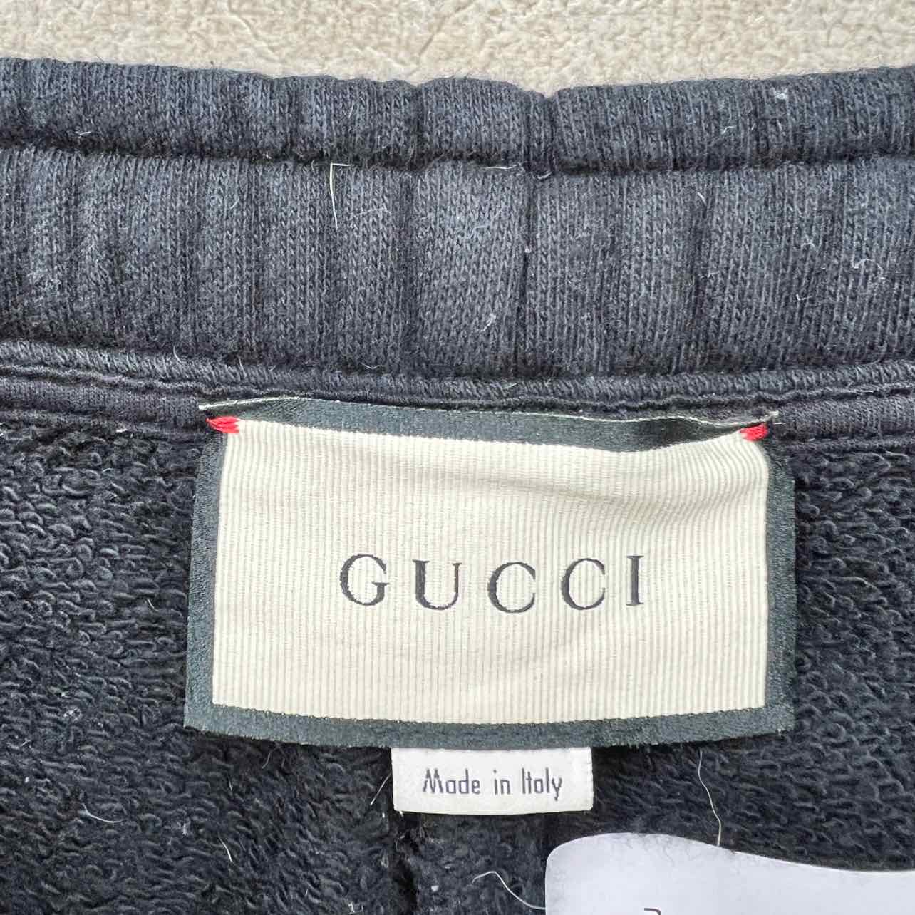 Gucci Sweatpants "GUCCI LOGO" Black Used Size M