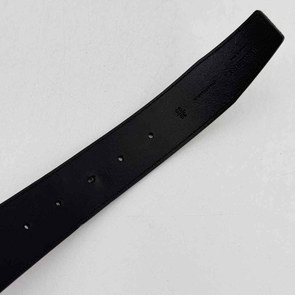Burberry Belt "SILVER BUCKLE" Used Brown Size 38