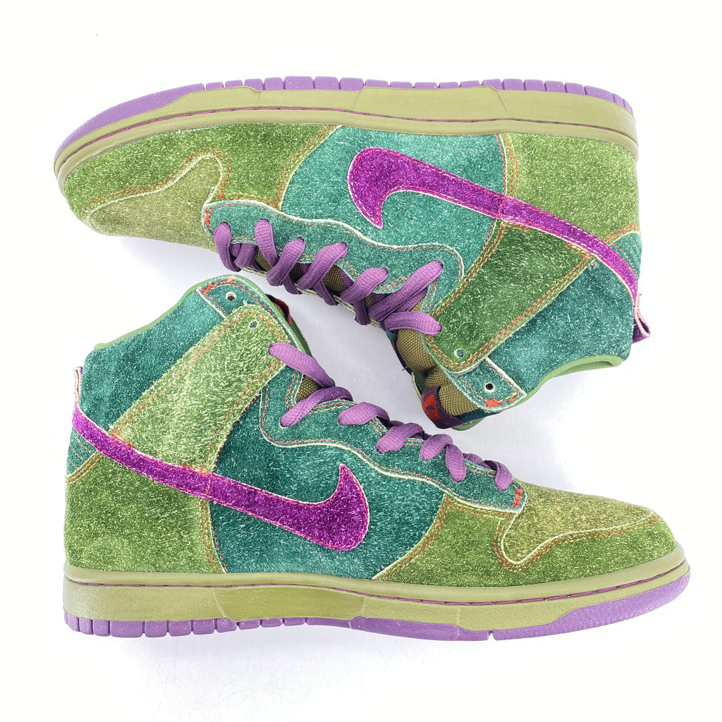 Nike SB Dunk High "Skunk 420" 2010 New Size 10