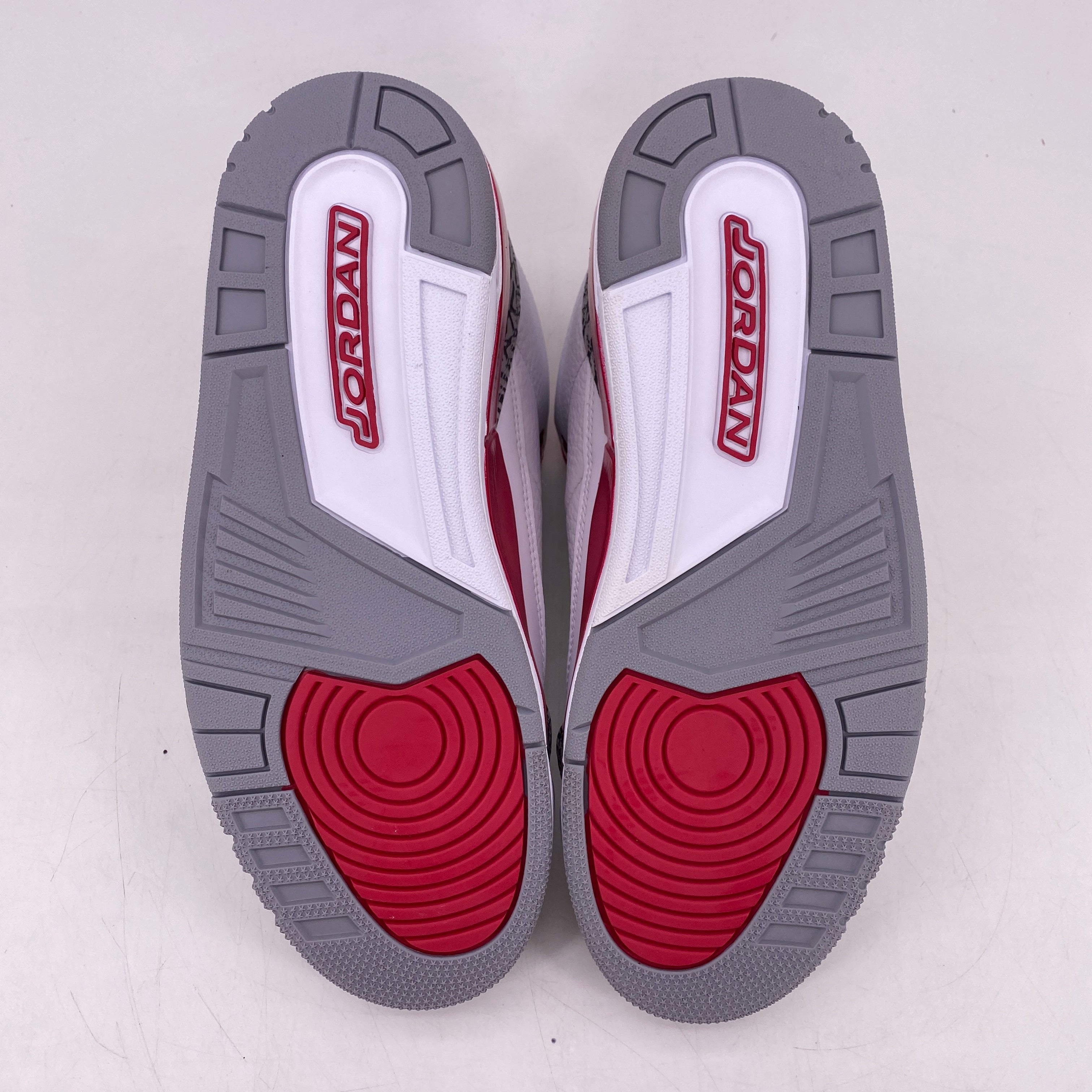 Air Jordan 3 Retro &quot;Cardinal Red&quot; 2022 New Size 8.5