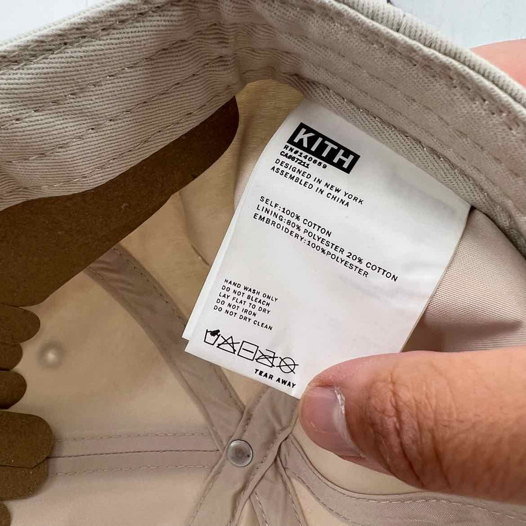 Kith Hat "TAG HEUER TWO TONE" New Sandrift Size OS