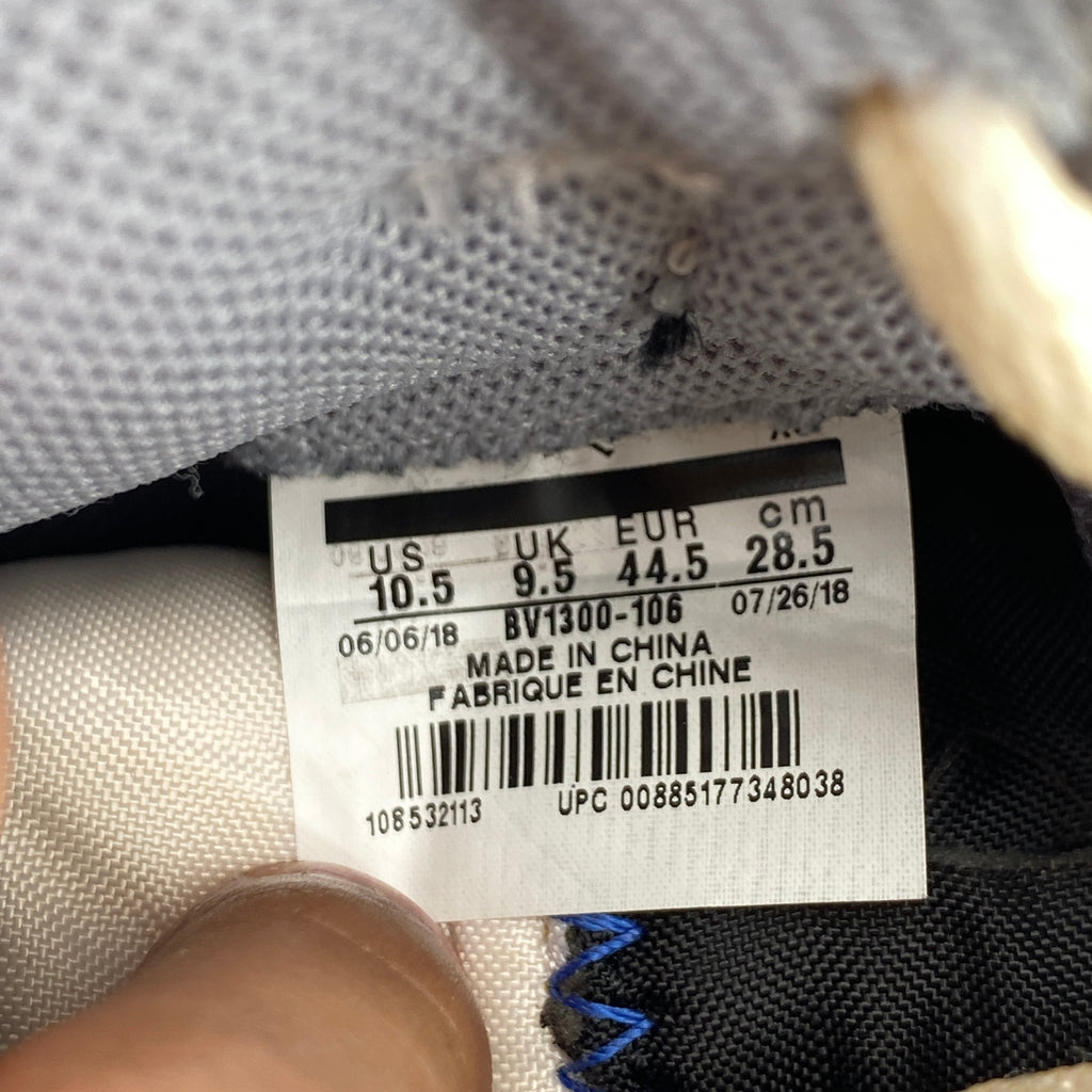 Air Jordan 1 Retro High OG "Union Black Toe" 2018 Used Size 10.5