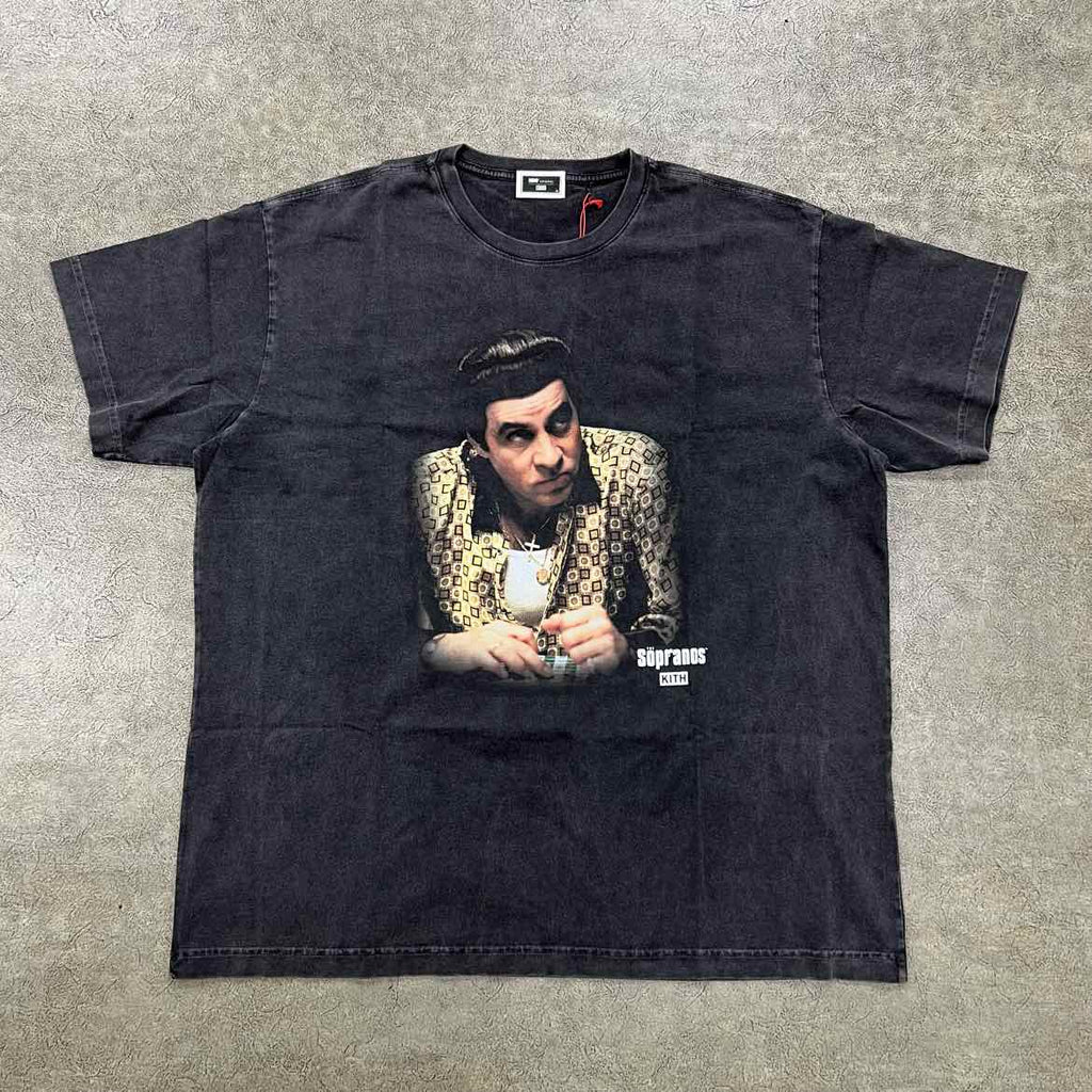 Kith T-Shirt "SILVIO VIGNETTE" Black New Size XL