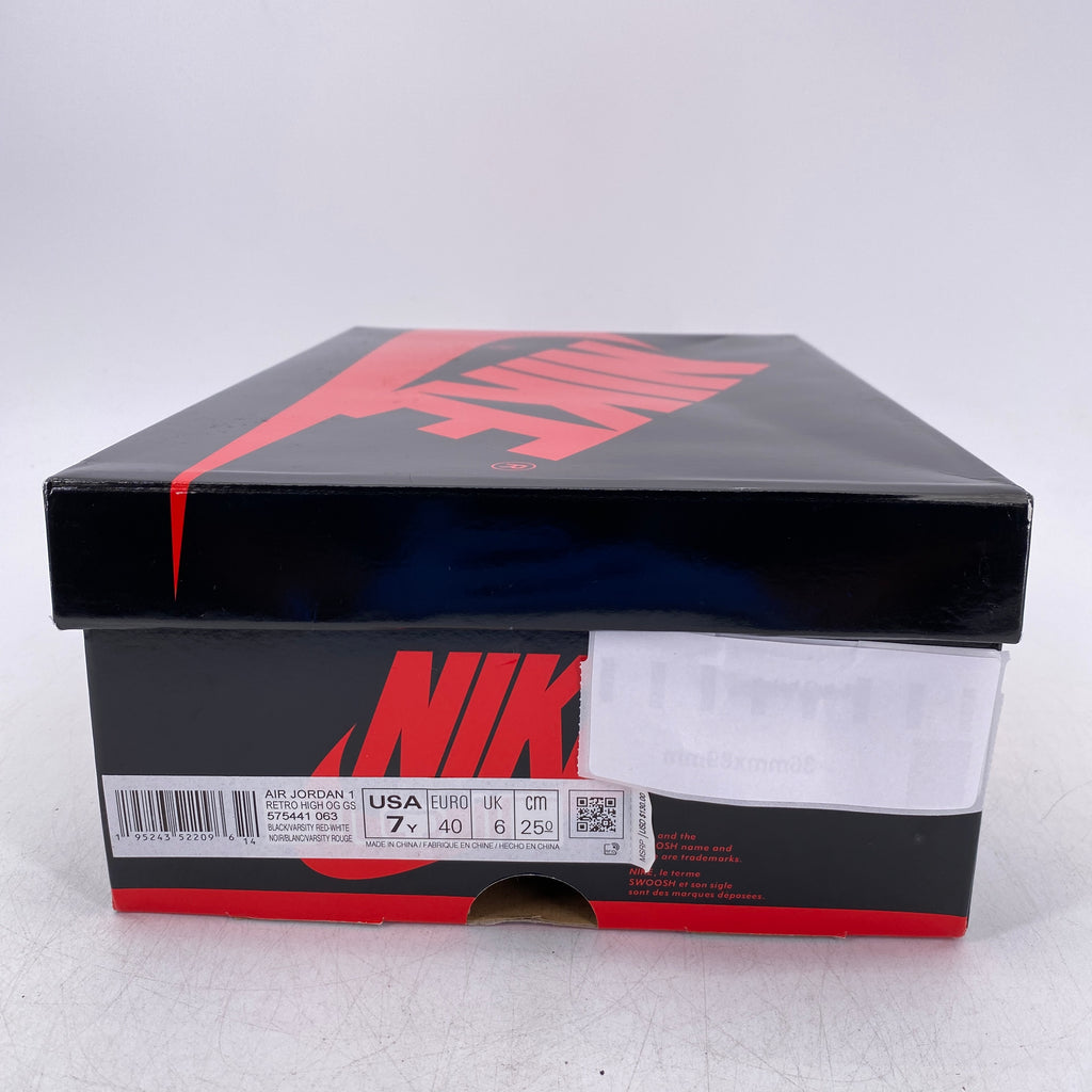 Air Jordan (GS) 1 Retro High OG "Patent Bred" 2021 Used Size 7Y