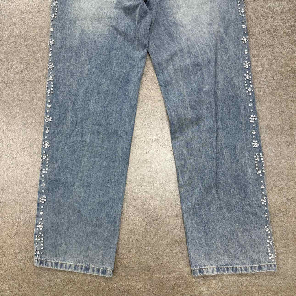 Vale Jeans "RHINESTONE" Blue Used Size 30