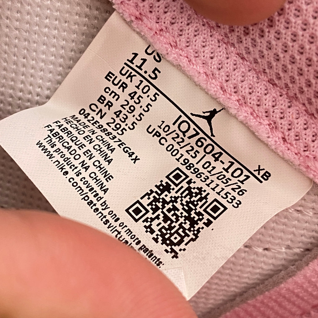 Air Jordan 1 Retro Low "Travis Scott Sail Tropical Pink" 2026 New Size 11.5