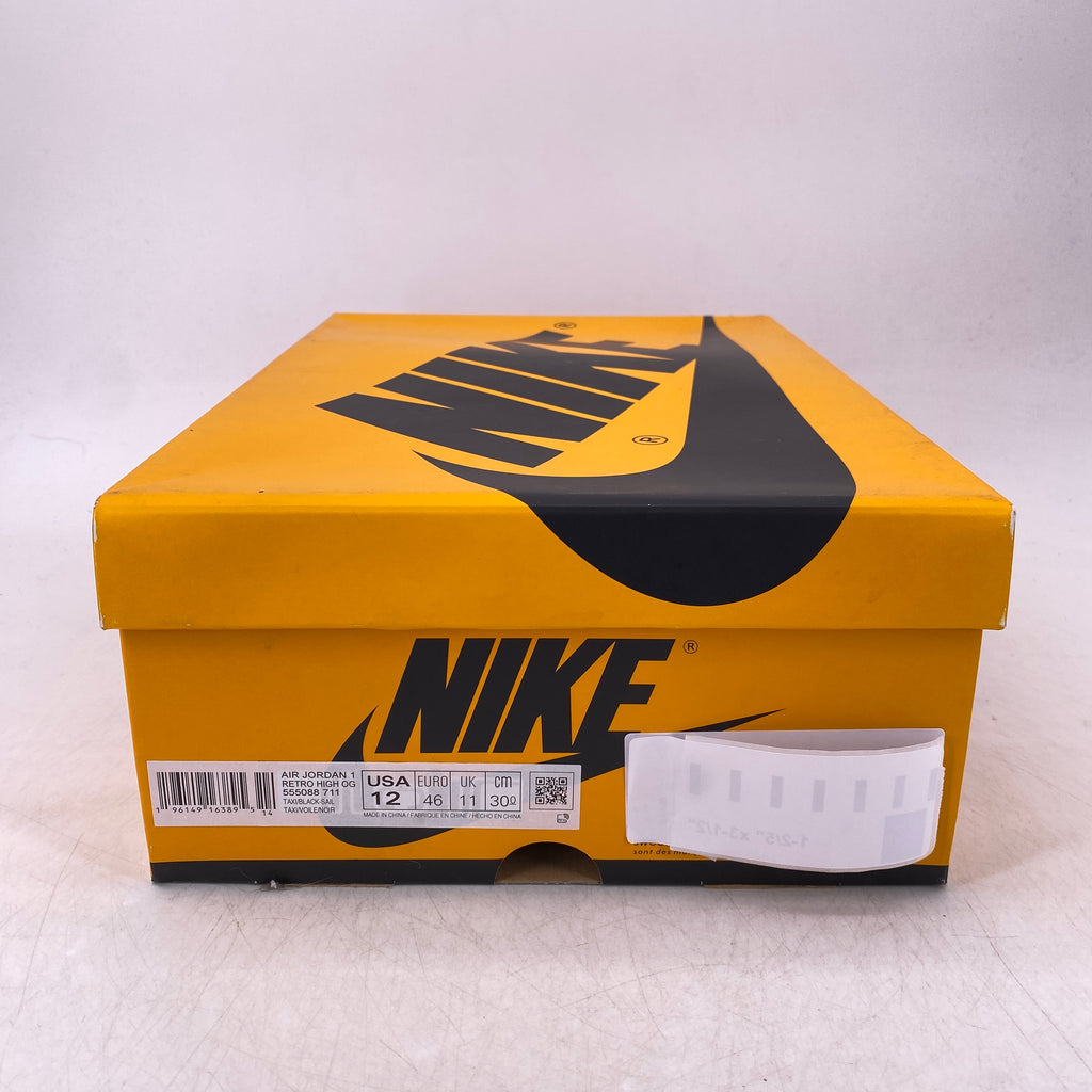 Air Jordan 1 Retro High OG "Taxi" 2022 New Size 12