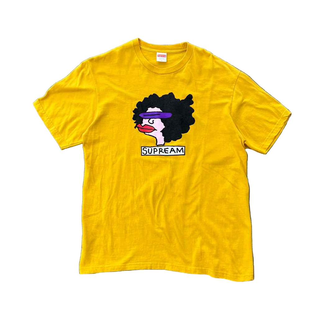 Supreme T-Shirt "GONZ" Mustard Used Size M