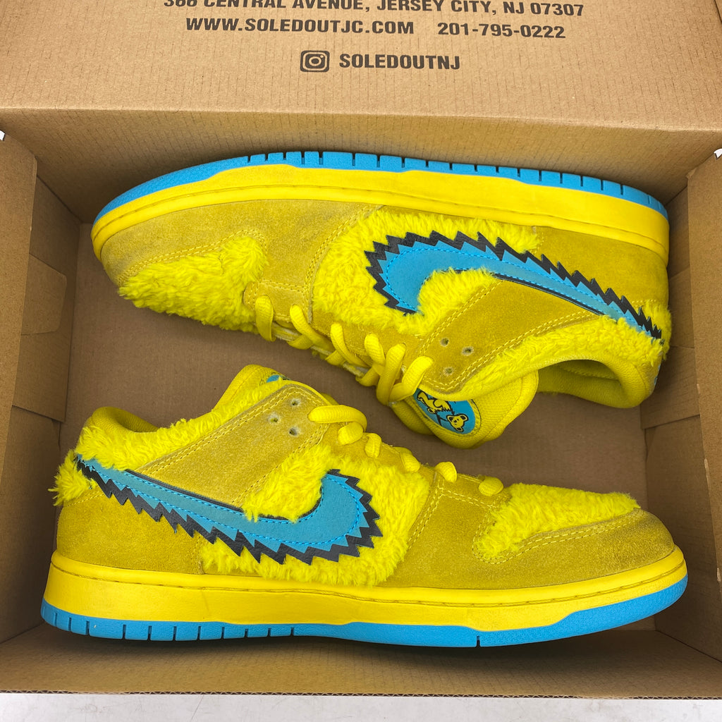Nike SB Dunk Low "Grateful Dead Yellow" 2020 Used Size 9.5