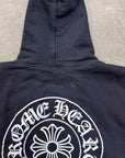 Chrome Hearts Zip Up "MALIBU" Black Used Size 2XL