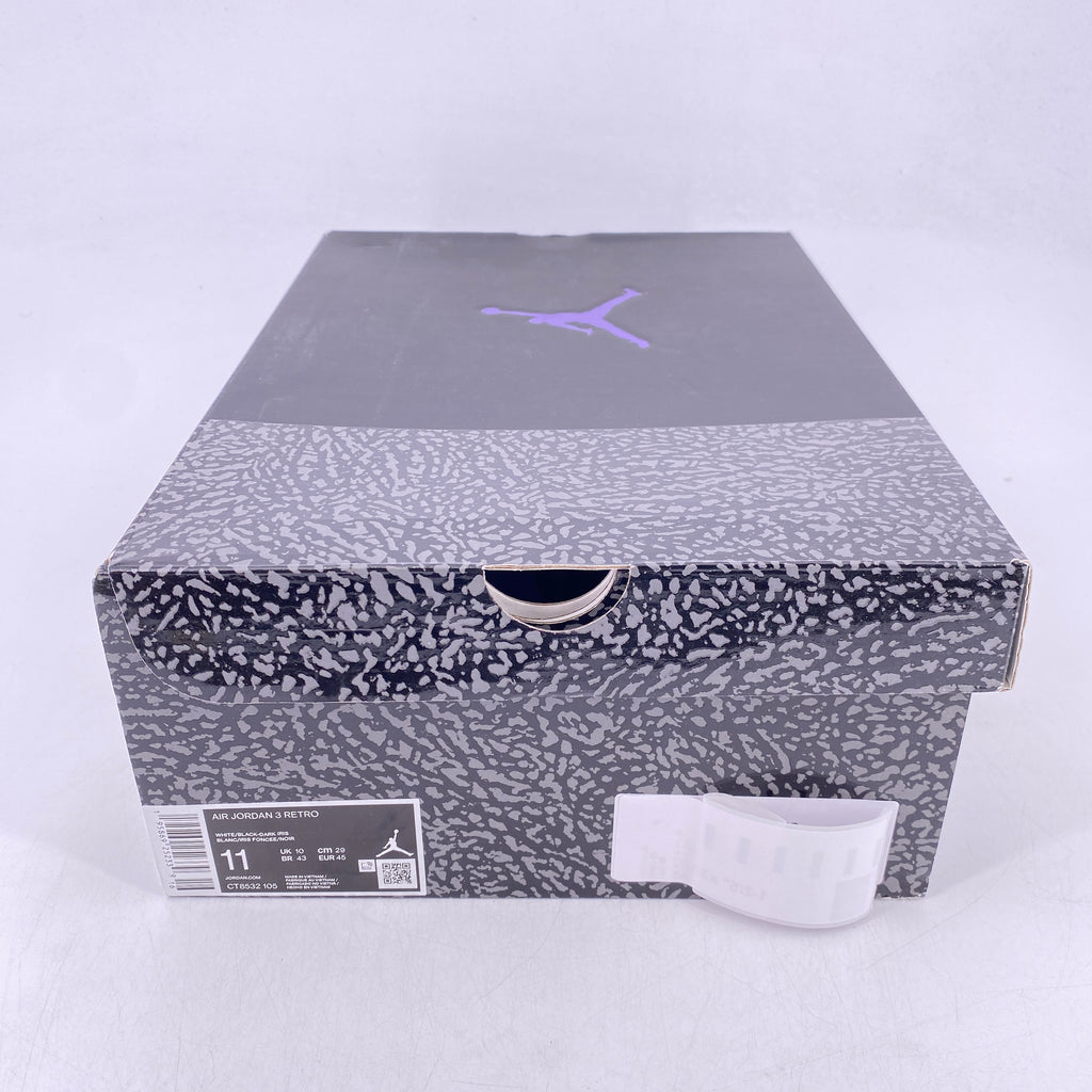 Air Jordan 3 Retro "Dark Iris" 2022 New Size 11