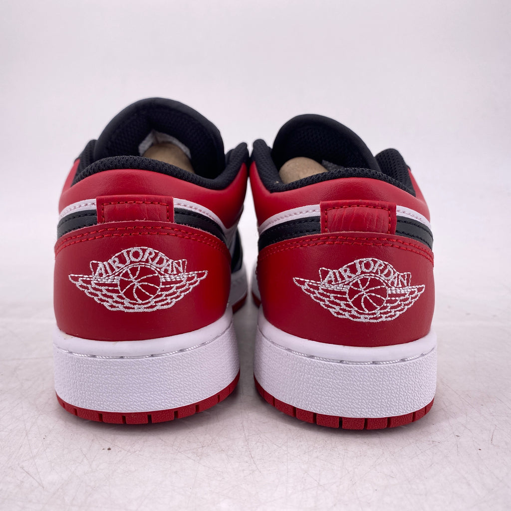 Air Jordan (GS) 1 Low "Bred Toe" 2021 New Size 4Y