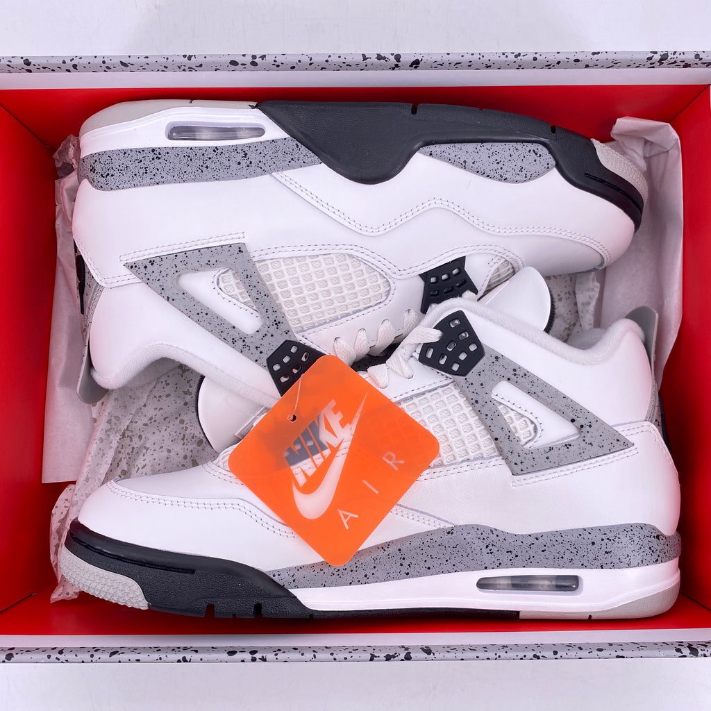 Air Jordan 4 Retro "White Cement" 2025 New Size 8.5