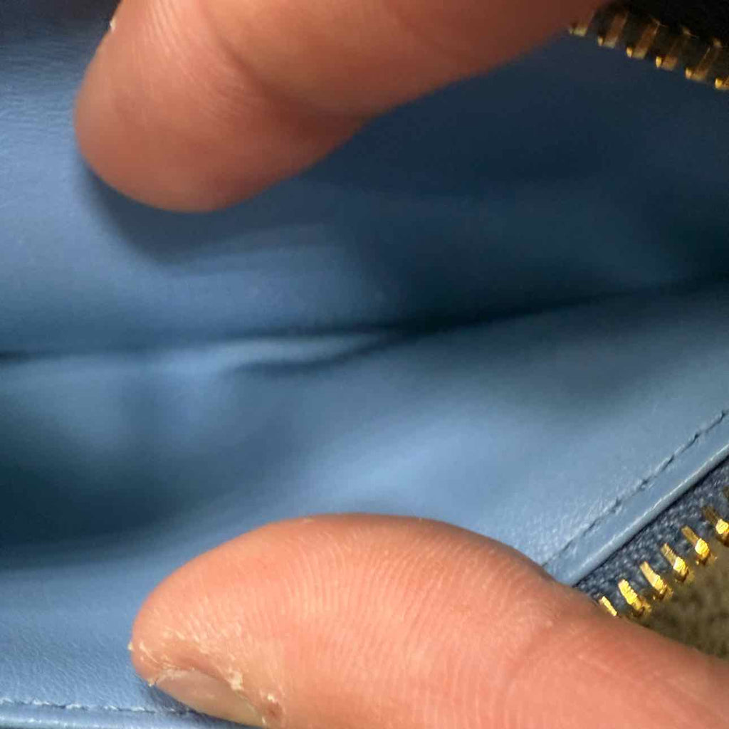 Prada Wallet Used Blue