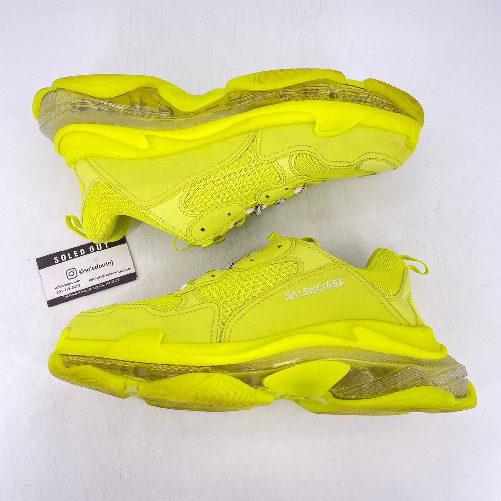 Balenciaga Triple S "Neon"  Used Size 46