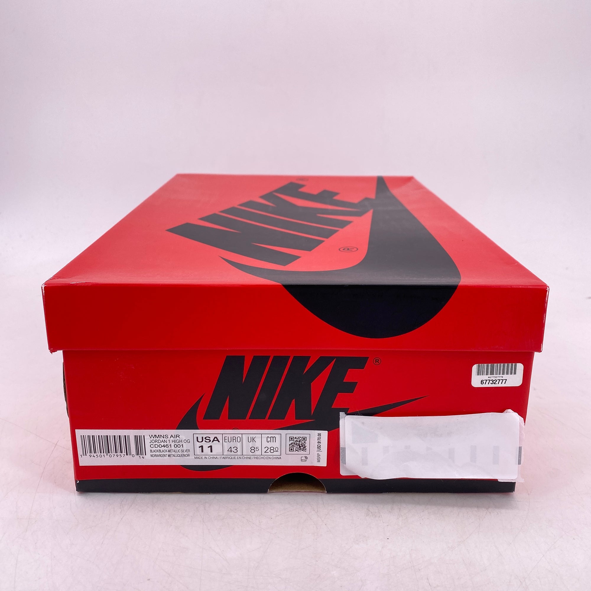 Air Jordan (W) 1 Retro High OG &quot;Silver Toe&quot; 2021 New Size 11W